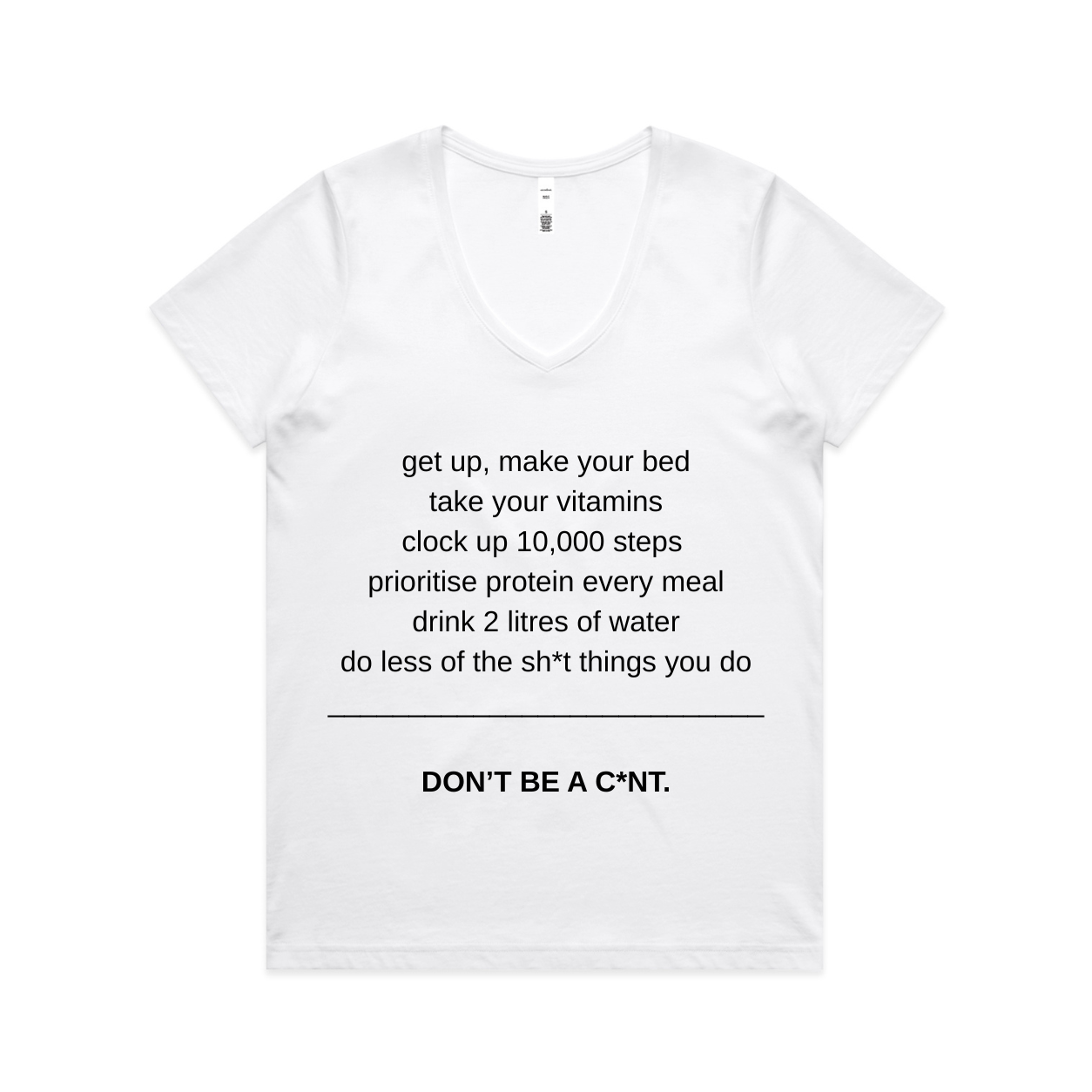 Daily Reminder V Neck Tee