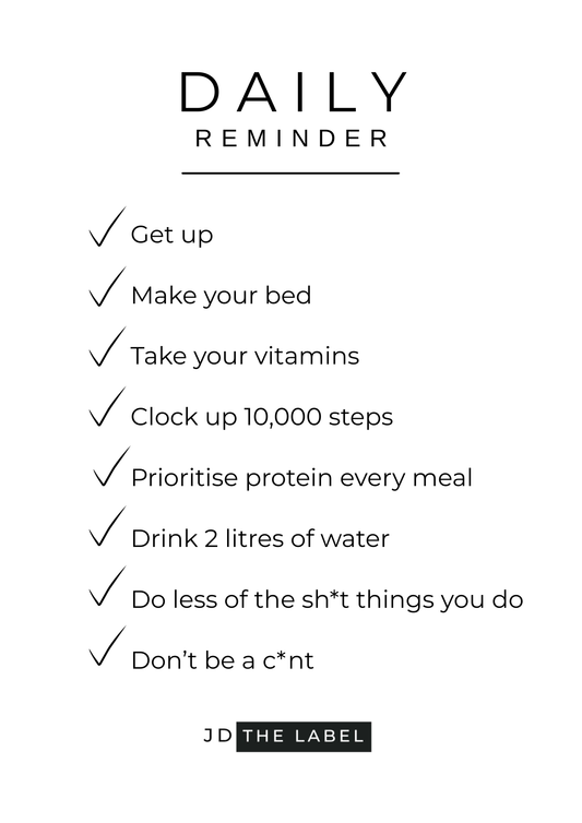 Daily Reminder Minimalist Printable | Digital Download