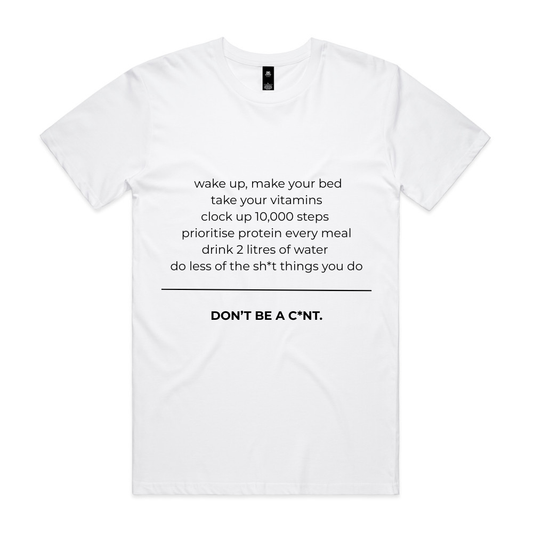 Daily Reminder Tee - White