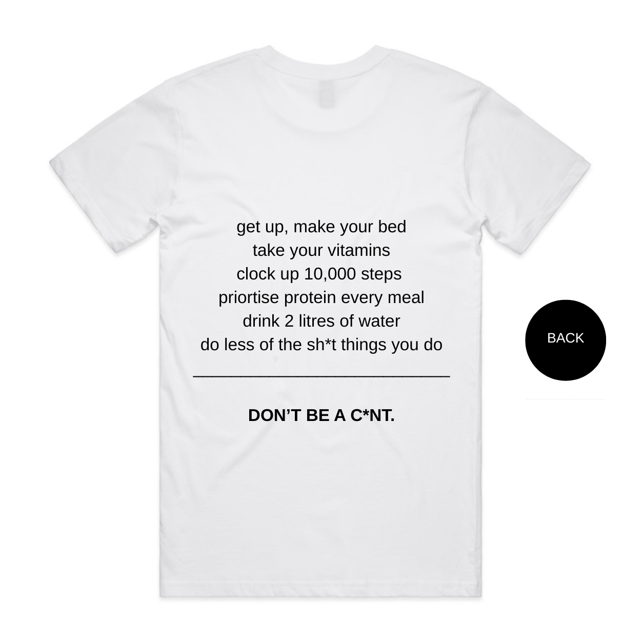 PRE-ORDER | Daily Reminder Tee | Logo Edition | White