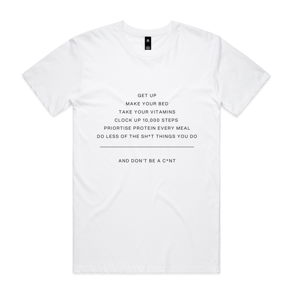 Daily Reminder Tee - White (Pre-Order Now)