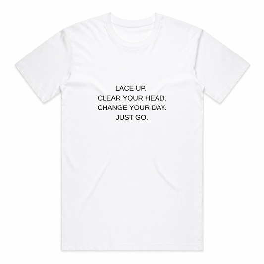 PRE-ORDER | Lace Up Tee - White