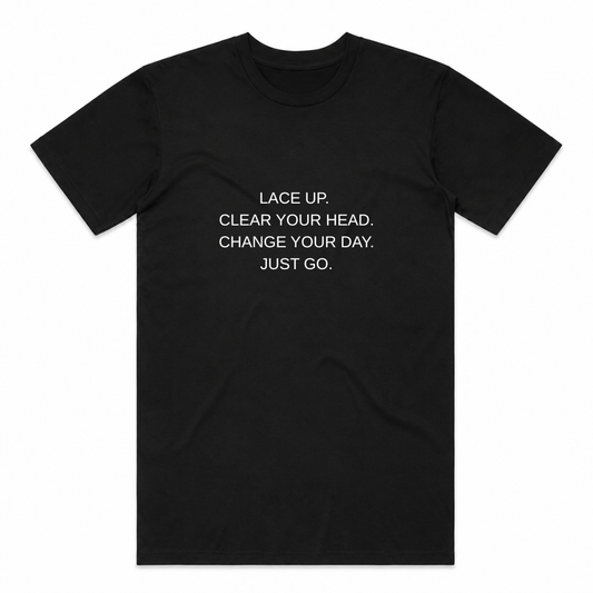 PRE-ORDER | Lace Up Tee - Black
